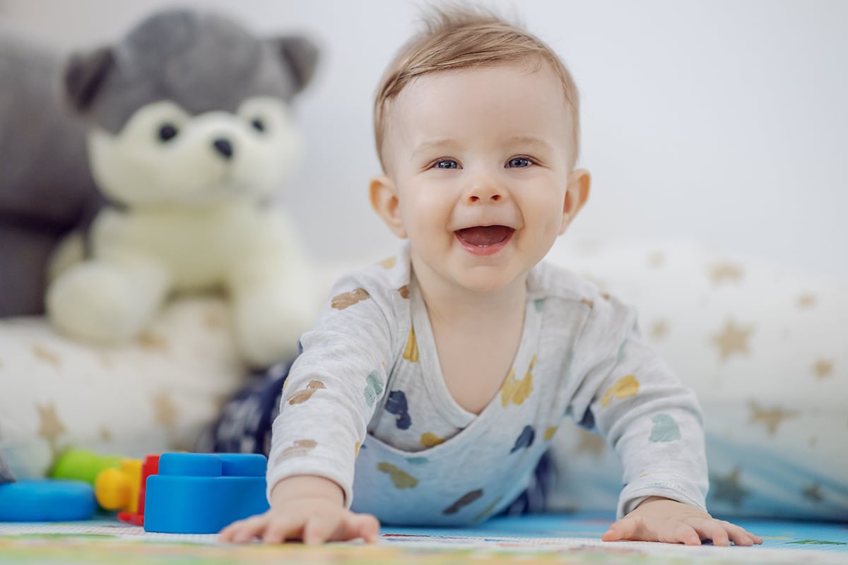 Tummy Time & Playtime Build Gross Motor Skills